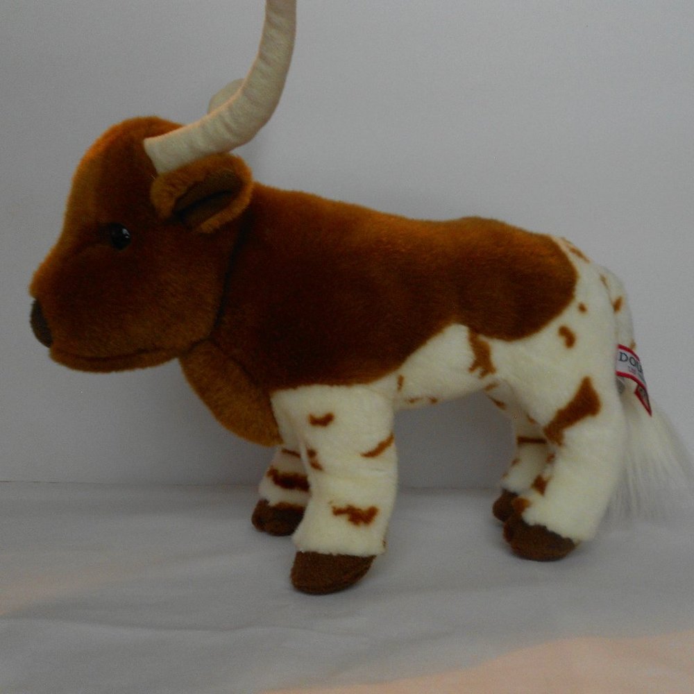 Douglas Fitzgerald Texas Longhorn Realistic Bull Plush